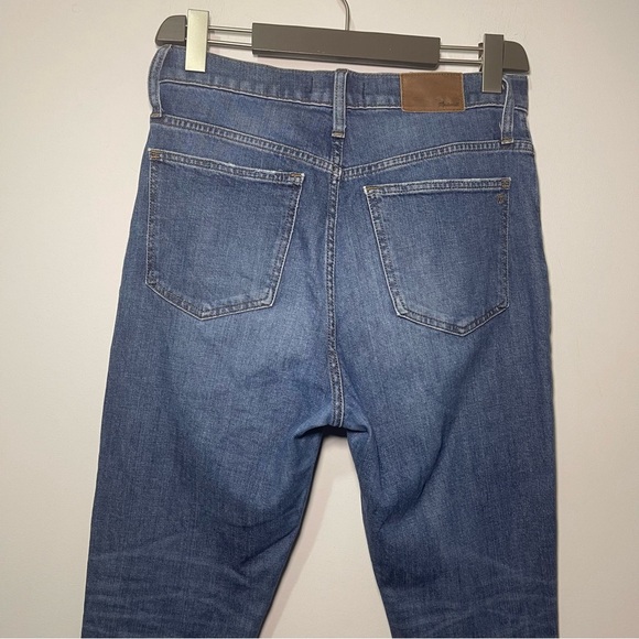 Madewell Women’s Perfect Vintage Jean Size 29 High Rise Straight Crop Blue Denim - Picture 7 of 13
